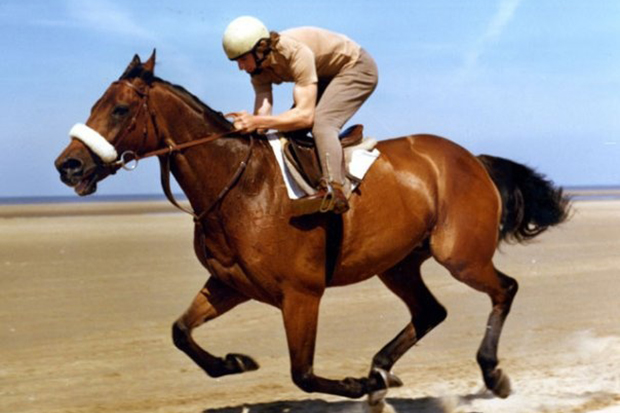 red rum on southport beach